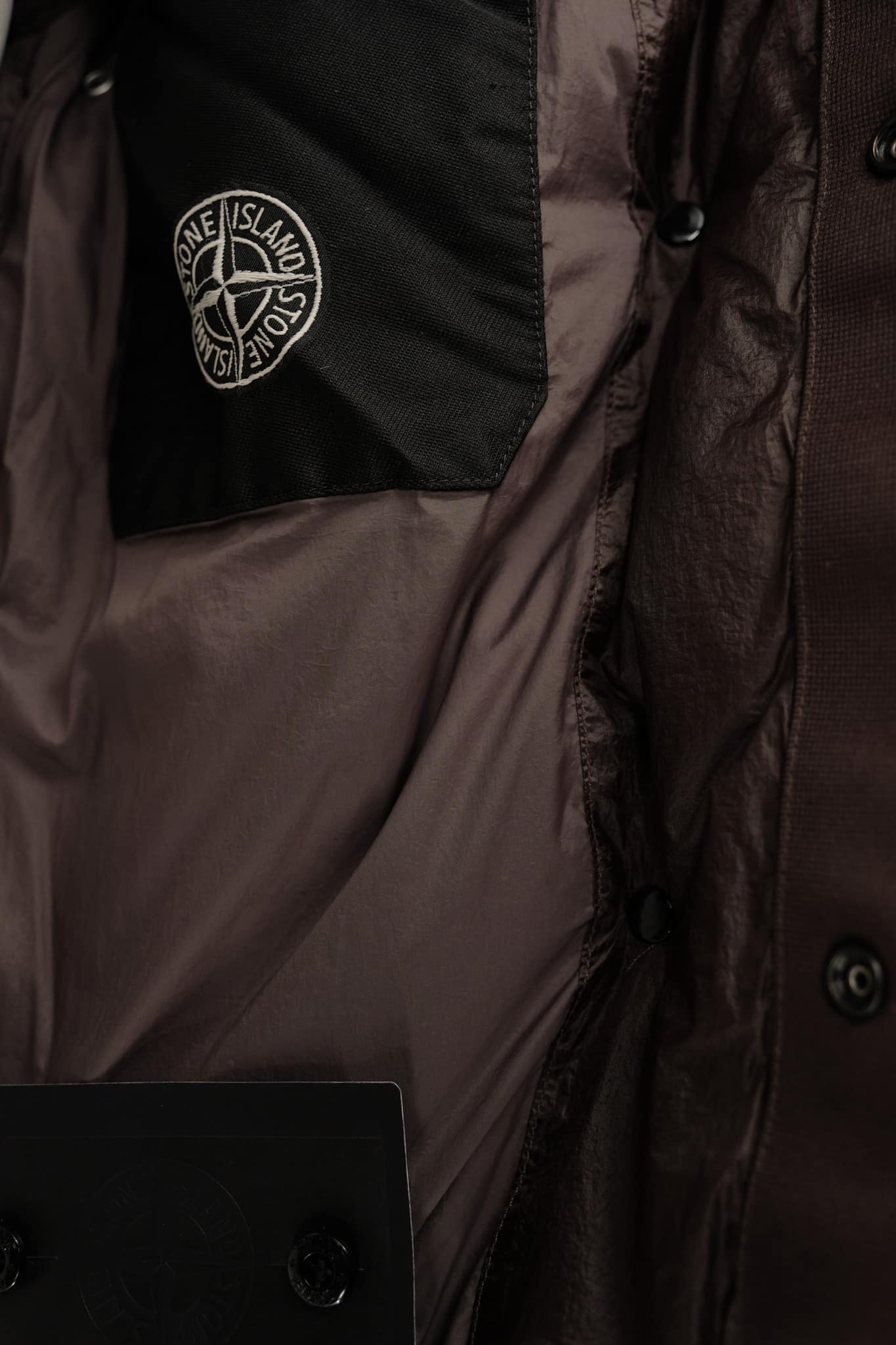 STONE ISLAND – POLY STRATA ICE JACKET / STÜCKGEFÄRBT 26GR X QM-N 