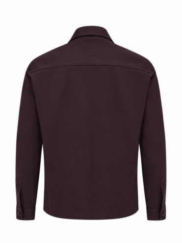 GENTI - Oaks overshirt burgundy (43250)