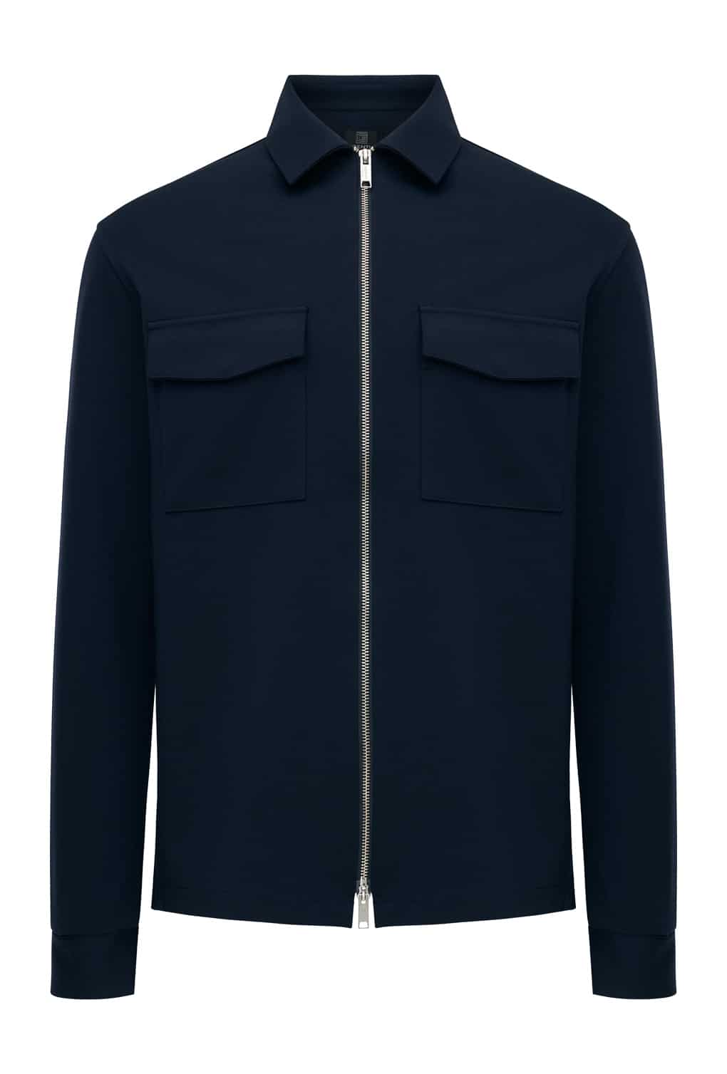 GENTI - Oaks overshirt dark blue (43246) GENTI - Oaks overshirt dark blue (43246)