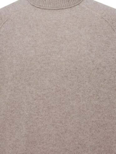 GENTI - Pull à col rond coupe décontractée marron moyen (43268)