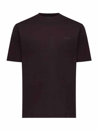 GENTI - T-shirt gemerceriseerd katoen bordeaux (43242)