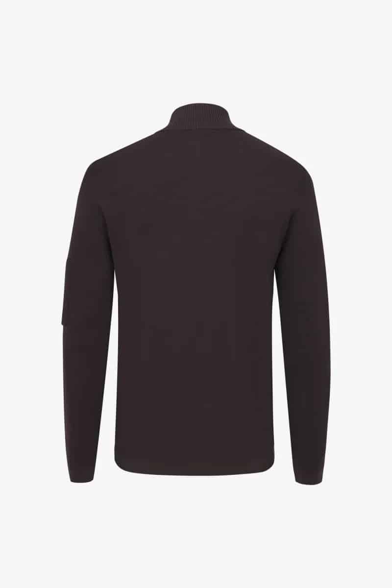 GENTI TURTLE ZIP LONGSLEEVE RED (43260) GENTI TURTLE ZIP LONGSLEEVE RED (43260)