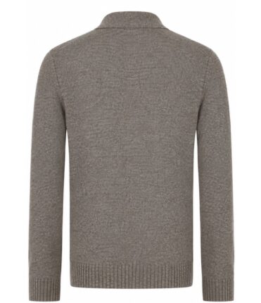 GRAN SASSO - Extrafine Merino polo trui taupe (43462) GRAN SASSO - Extrafine Merino polo trui taupe (43462)