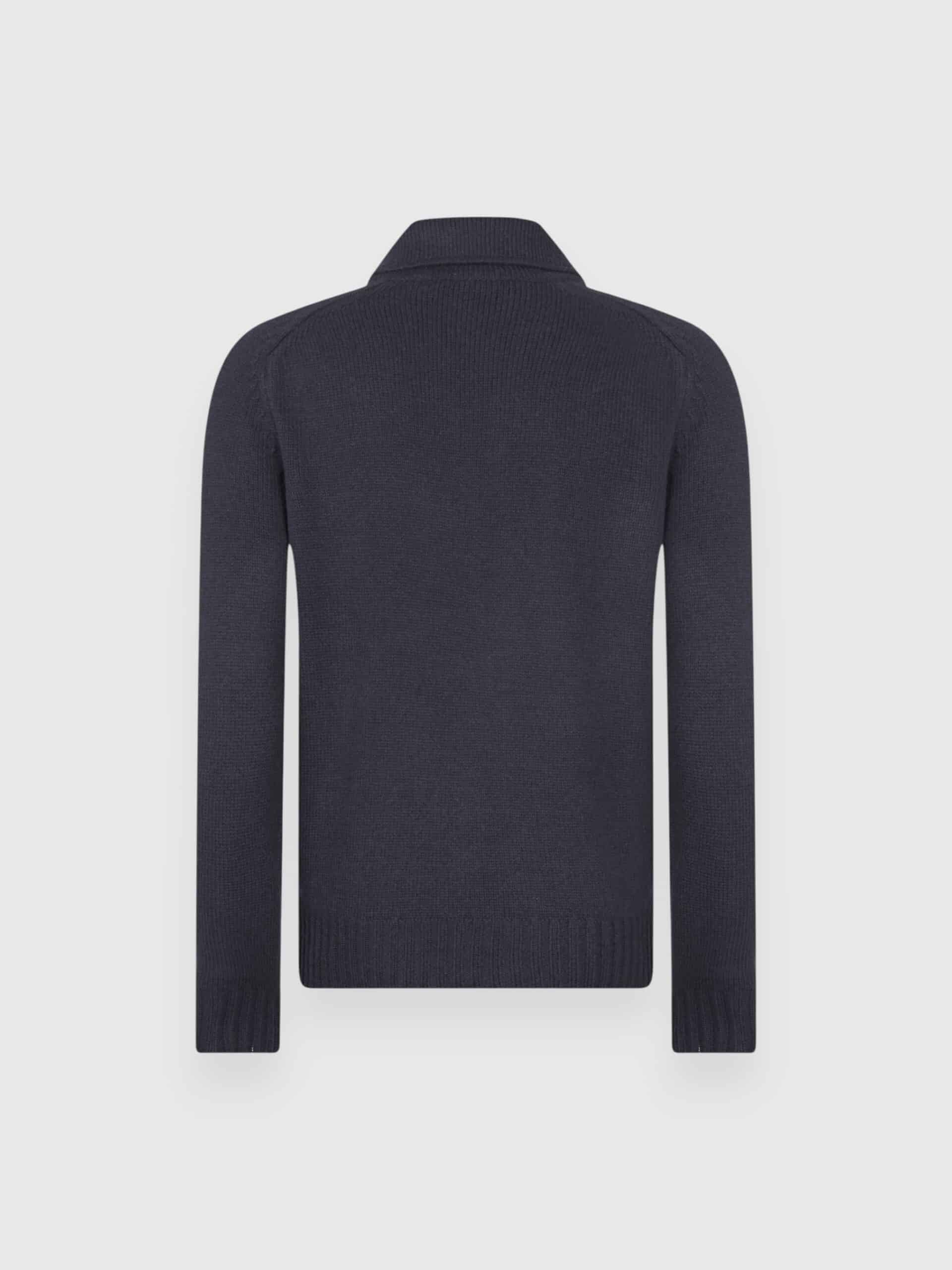 GRAN SASSO PATCH POCKETS SUPER GEELONG JACKET NAVY (43454) GRAN SASSO PATCH POCKETS SUPER GEELONG JACKET NAVY (43454)