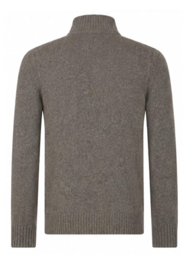 GRAN SASSO - Super Geelong button-up sweater taupe (43578) GRAN SASSO - Super Geelong button-up sweater taupe (43578)
