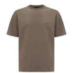 GENTI - Relaxed fit T-shirt bruin (43236)