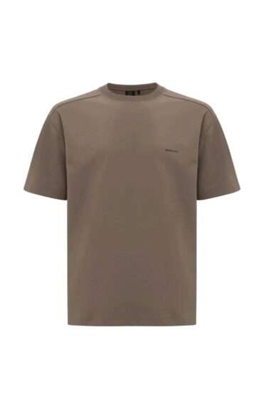 GENTI - Relaxed fit T-shirt bruin (43236) GENTI - Relaxed fit T-shirt bruin (43236)
