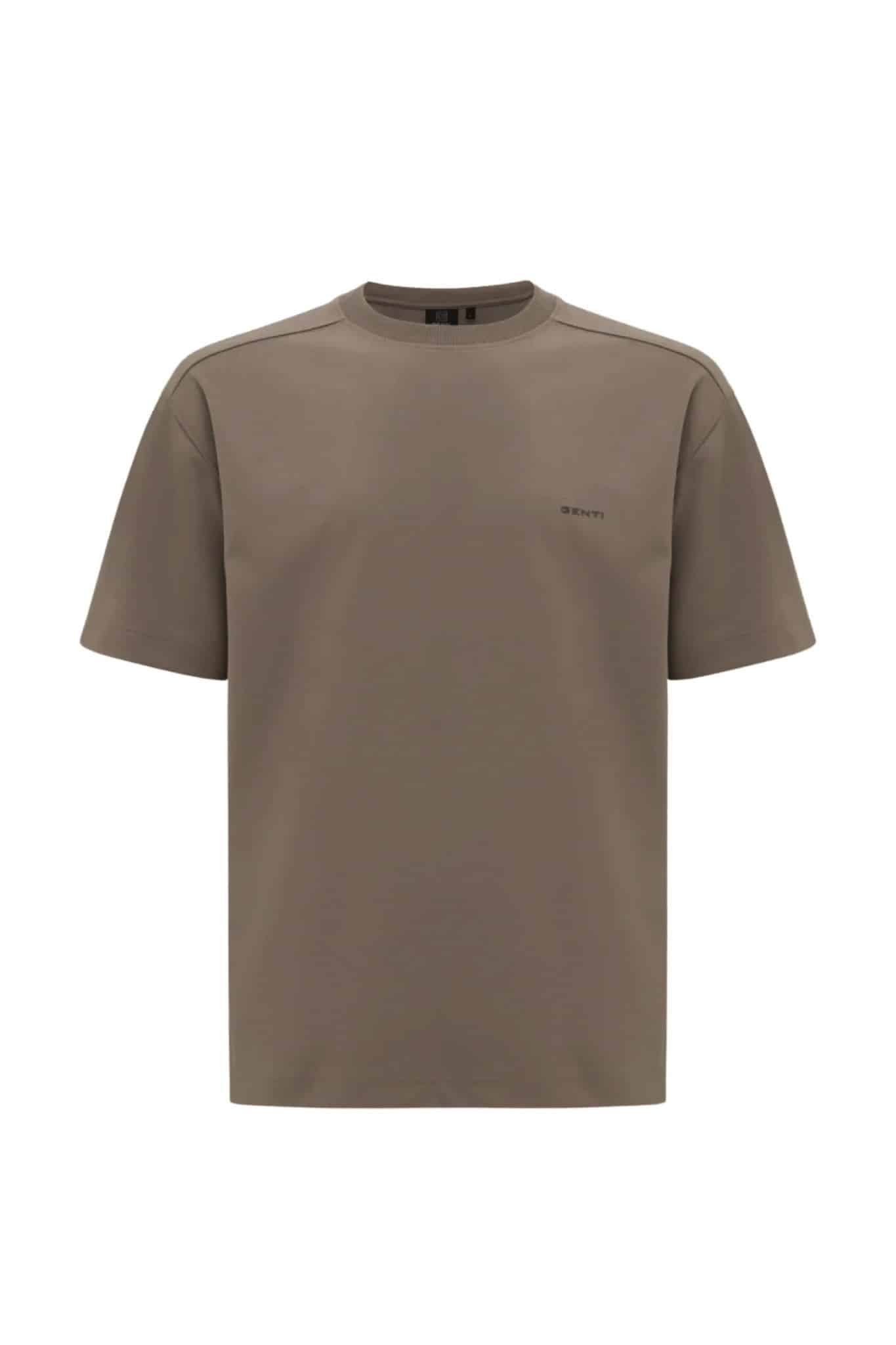 GENTI - Lässiges T-Shirt braun (43236) GENTI - Lässiges T-Shirt braun (43236)