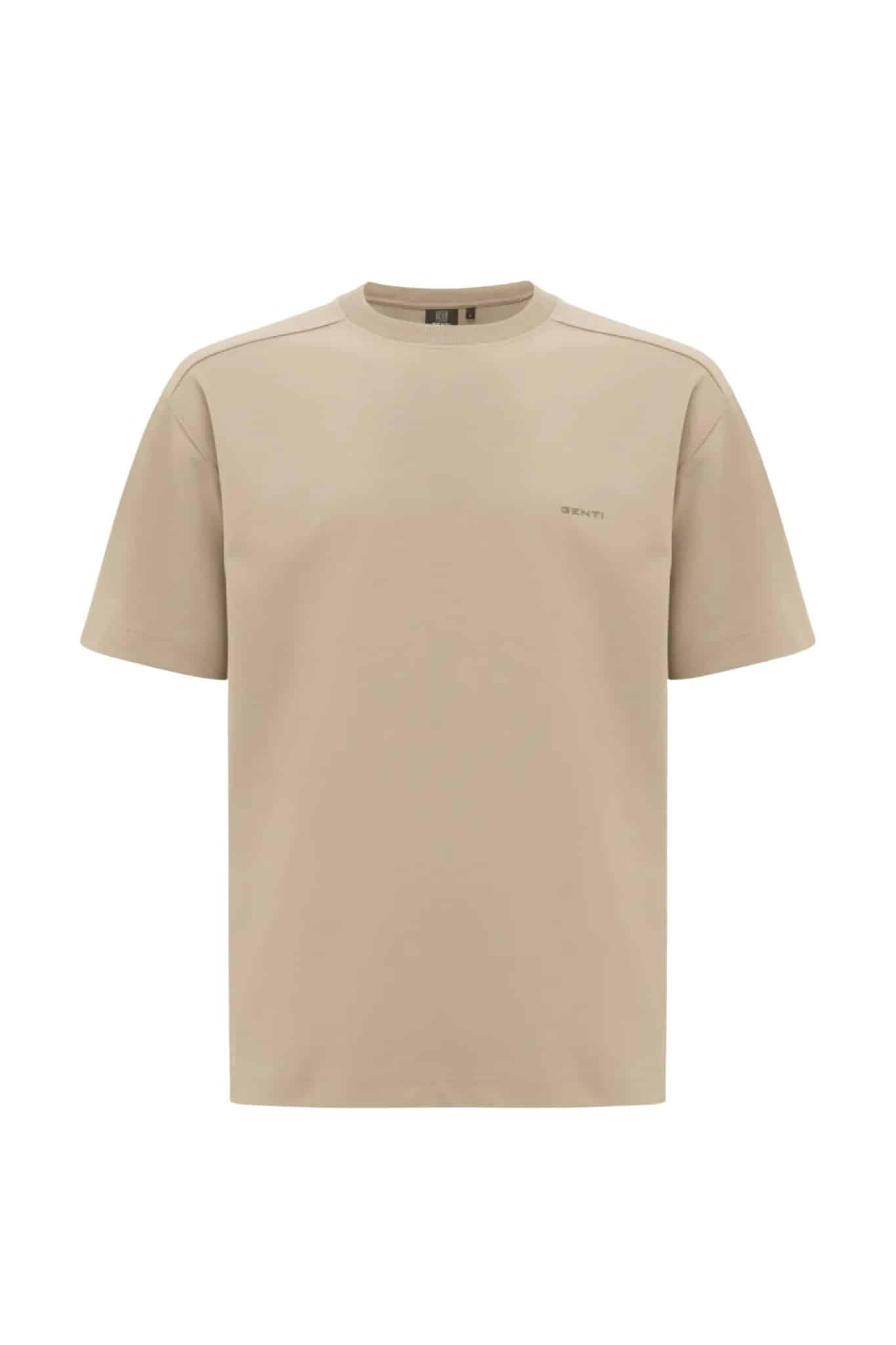 GENTI - T-Shirt mit lässiger Passform sand (43237) GENTI - T-Shirt mit lässiger Passform sand (43237)