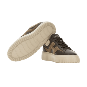 HOGAN - H-Stripes Sneaker bruin (43437)
