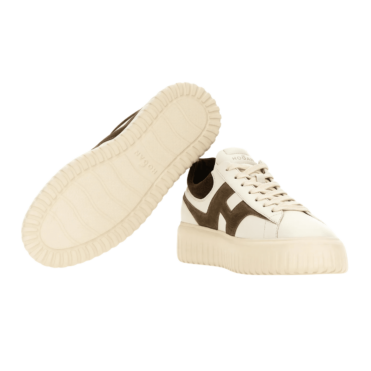 HOGAN - H-Stripes Sneaker bruin / beige (43443)