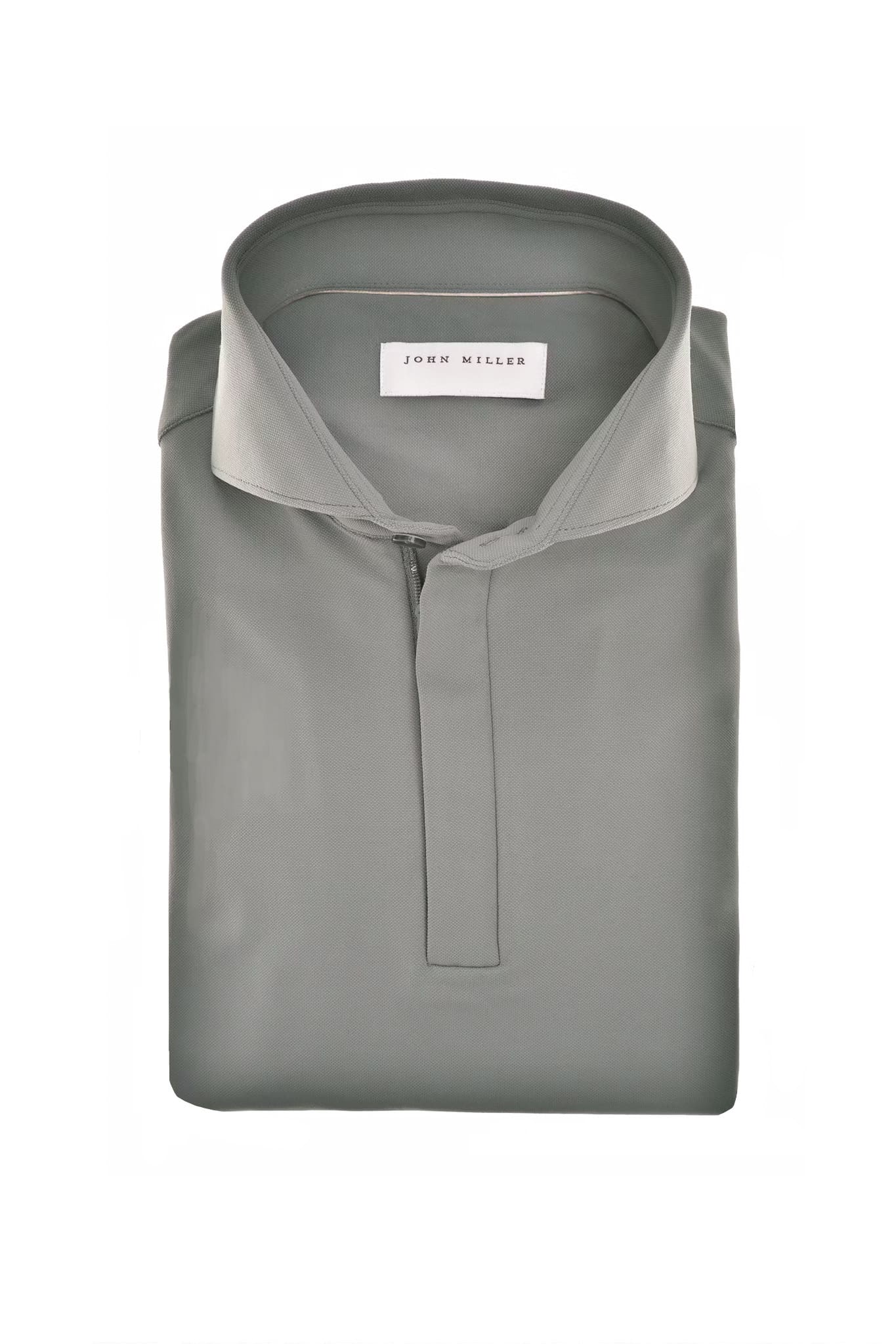 JOHN MILLER - Hyperstretch-Shirt mit Reißverschluss am Kragen grau (43476) JOHN MILLER - Hyperstretch-Shirt mit Reißverschluss am Kragen grau (43476)