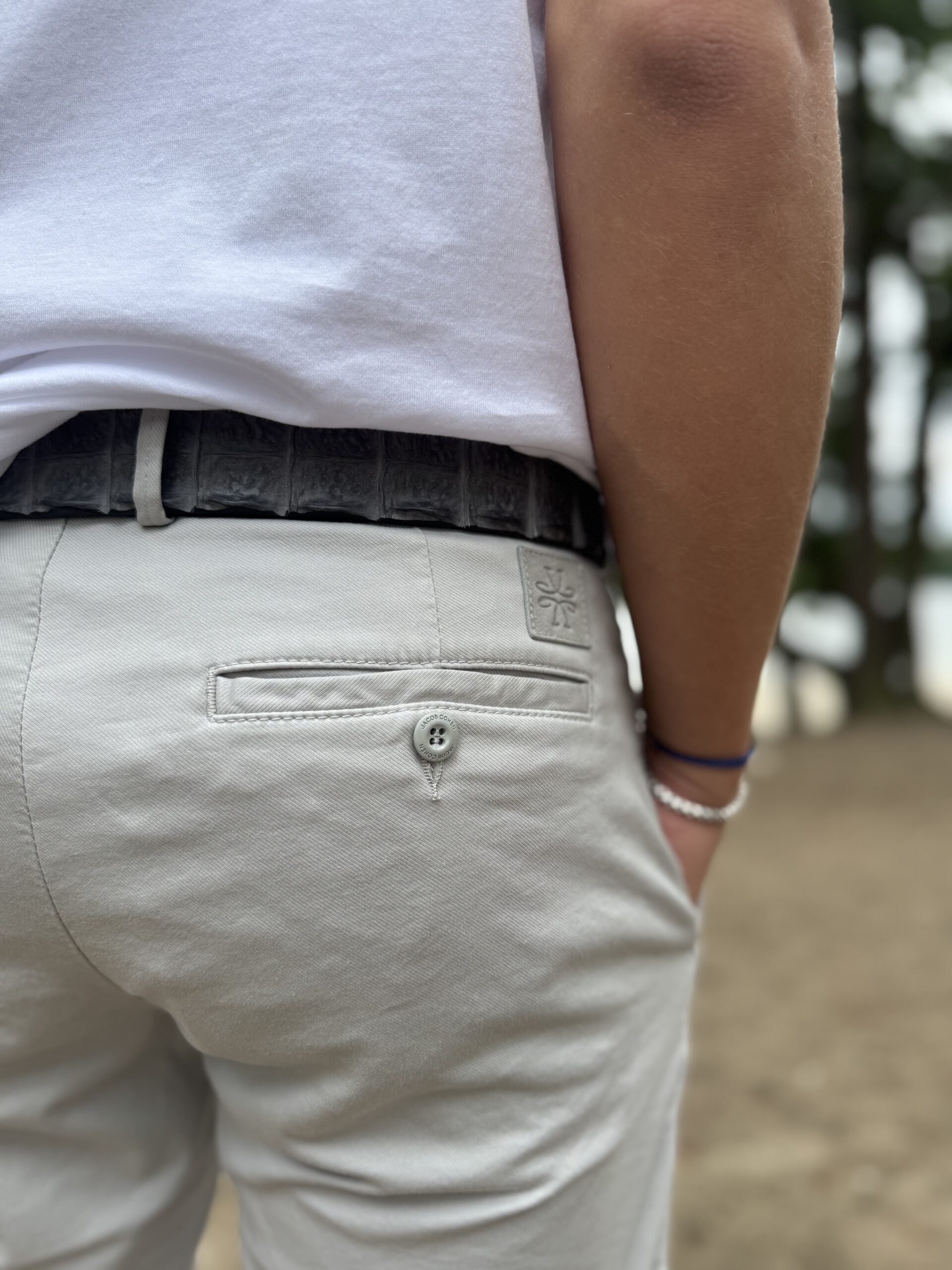Jacob Cohën - Bob Short lichtgrijs 3756 A79 (42250) Jacob Cohën - Bob Short lichtgrijs 3756 A79 (42250)