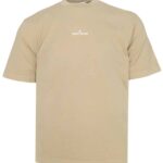 STONE ISLAND - INDUSTRIAL PRINT T-SHIRT ZAND (41445)