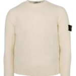 STONE ISLAND - STRICKPULLOVER MIT RUNDHALSAUSSCHNITT BEIGE (41440)