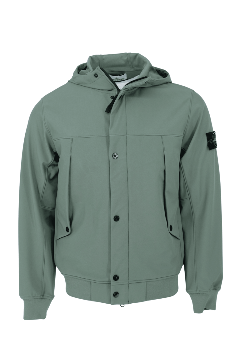 Greenstone Island Soft Shell R STONE ISLAND - LIGHT SOFT SHELL-R_E.DYE® TECHNOLOGY IN RECYCLED ...