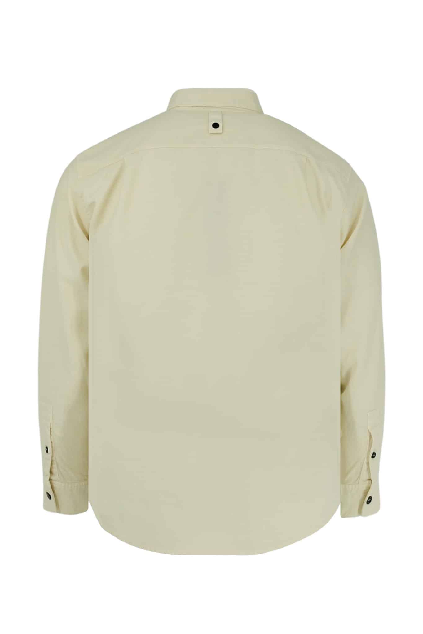 STONE ISLAND - STONE ISLAND CHEMISE OXFORD À MANCHES LONGUES ECRU (42596) STONE ISLAND - STONE ISLAND CHEMISE OXFORD À MANCHES LONGUES ECRU (42596)