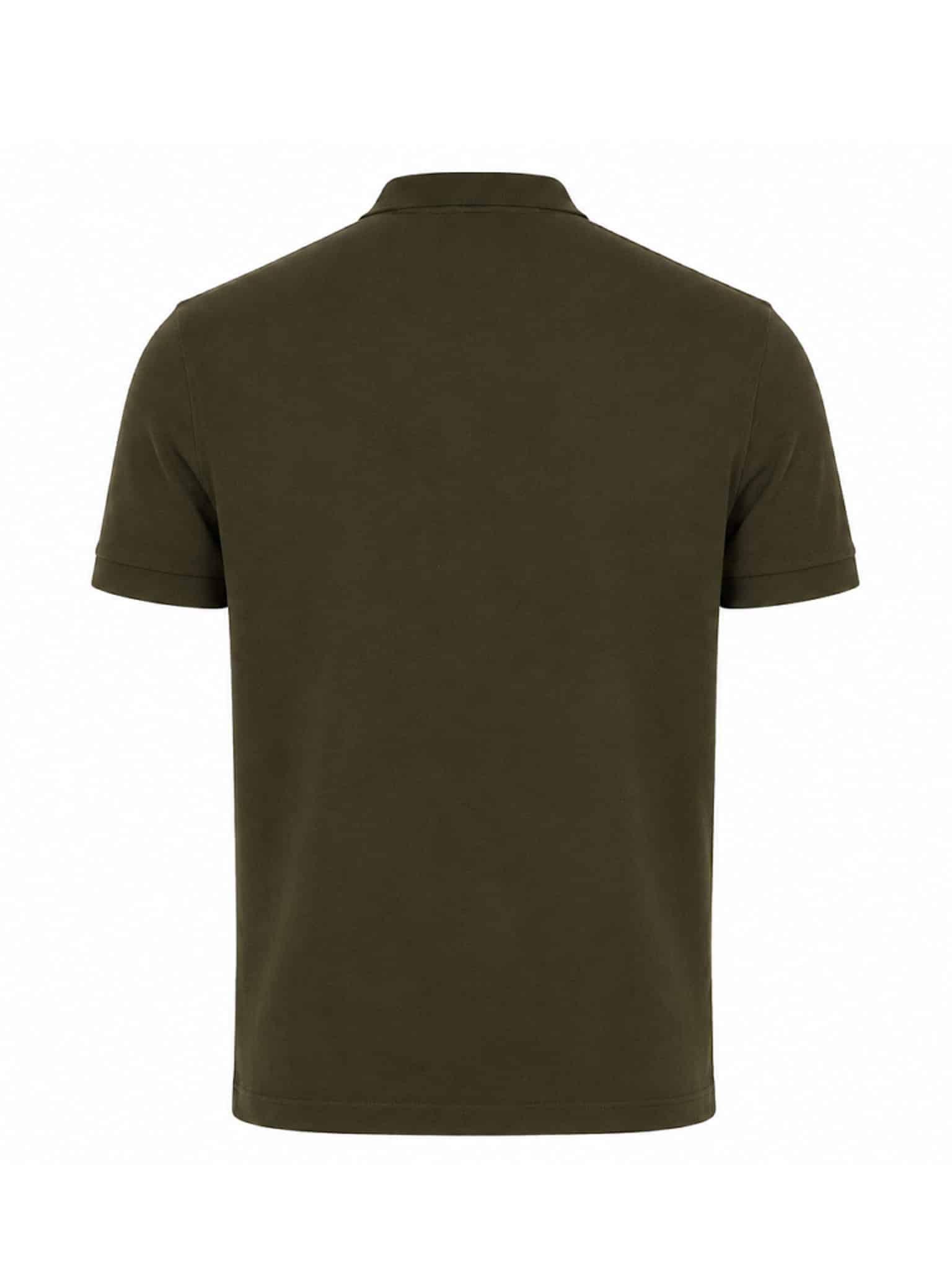 STONE ISLAND - POLOSHIRT DARK GREEN / BROWN (43413) STONE ISLAND - POLOSHIRT DARK GREEN / BROWN (43413)