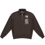 PAL - Veste demi-zip Pre Game marron foncé (41448)