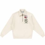 PAL - Sweat-shirt demi-zippé Pre Game blanc cassé (41588)