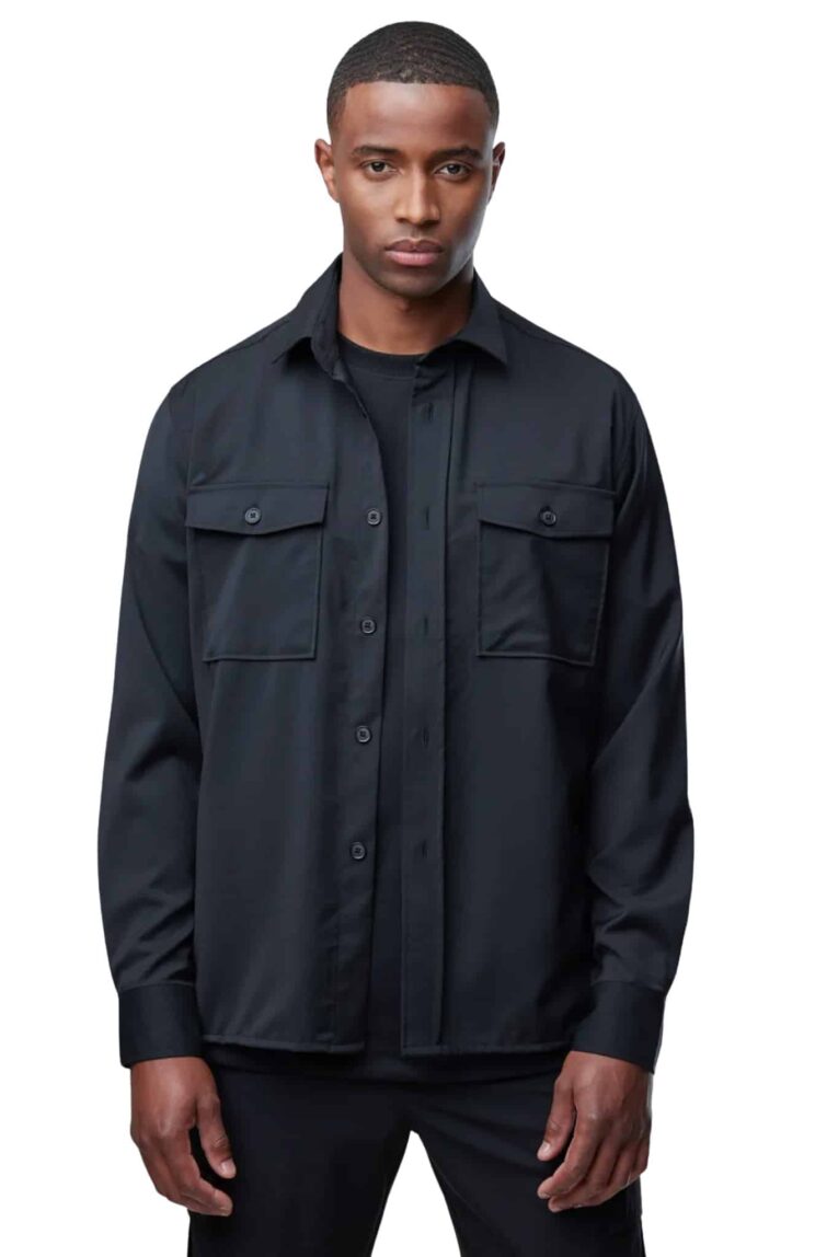 GENTI - Relaxed Fit Overshirt dunkelblau (42523) GENTI - Relaxed Fit Overshirt dunkelblau (42523)