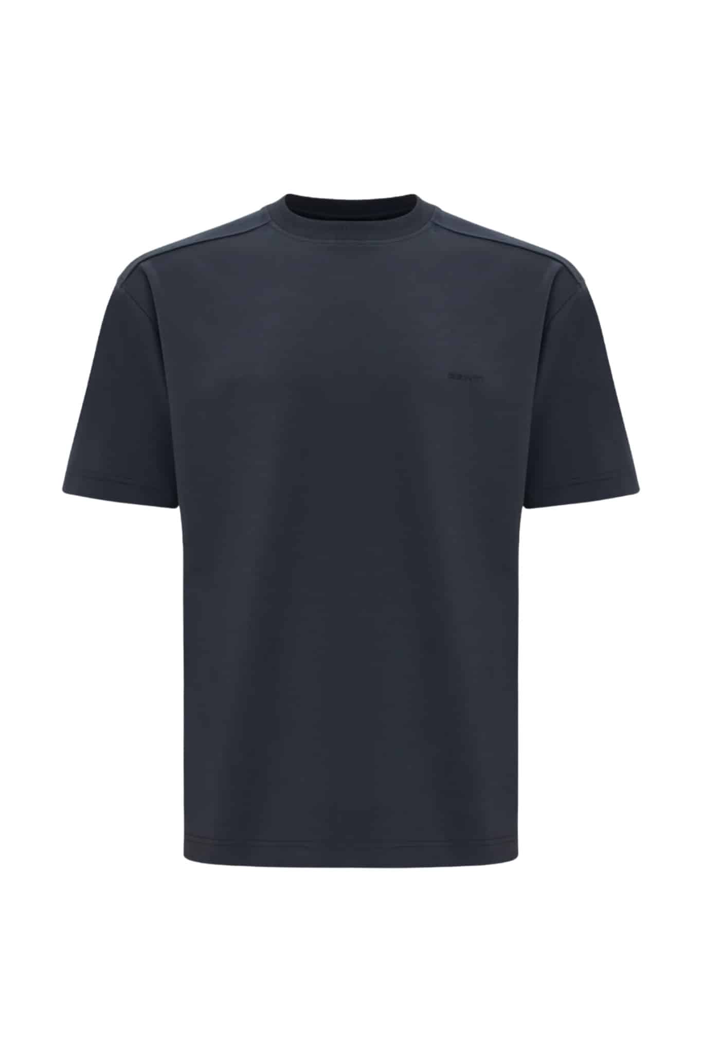 GENTI - Relaxed fit T-shirt donkerblauw (43239) GENTI - Relaxed fit T-shirt donkerblauw (43239)