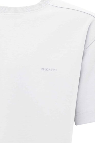 GENTI - Relaxed fit T-shirt wit (43234) GENTI - Relaxed fit T-shirt wit (43234)