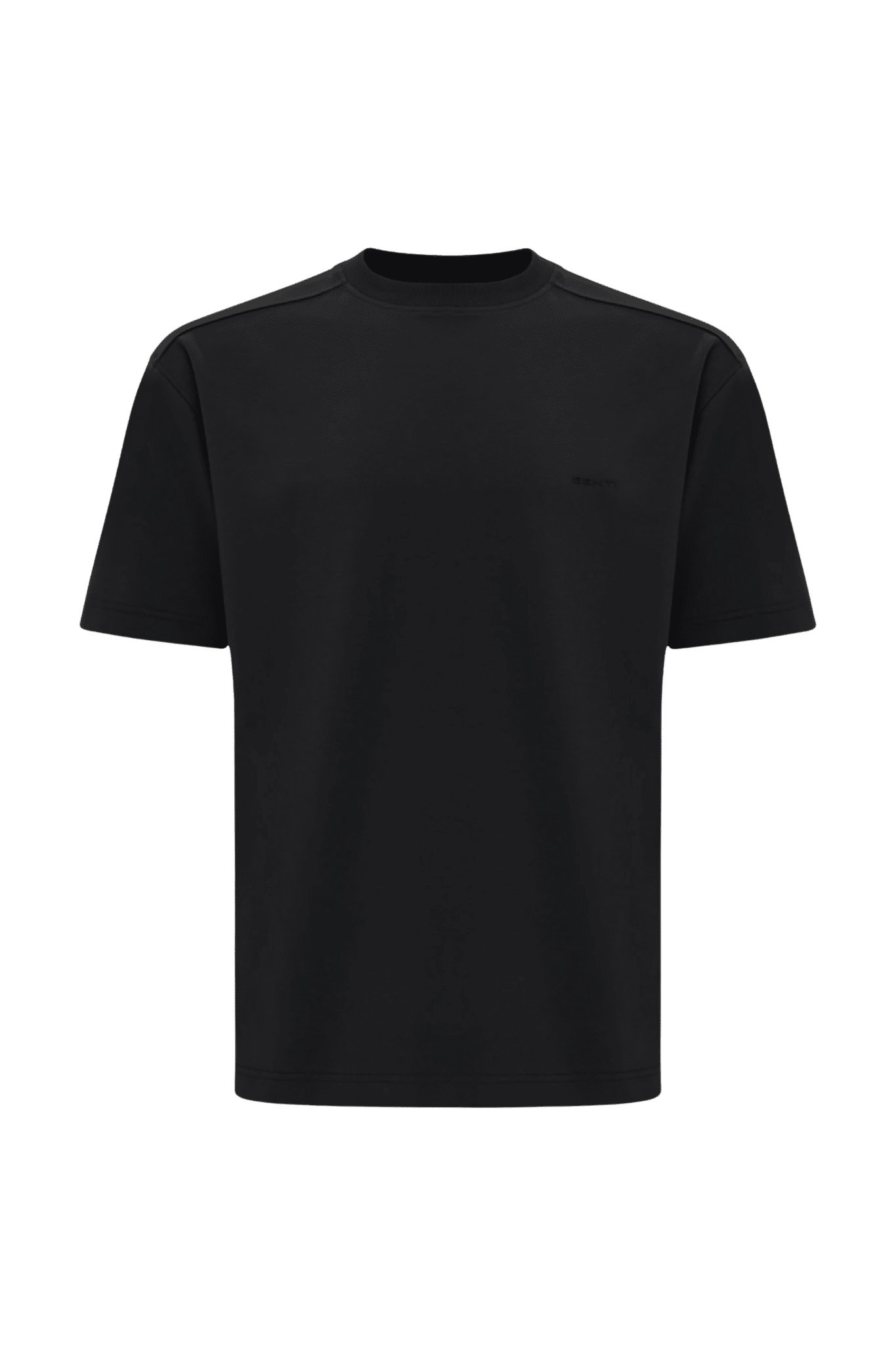 GENTI - Relaxed fit T-shirt zwart (43235) GENTI - Relaxed fit T-shirt zwart (43235)
