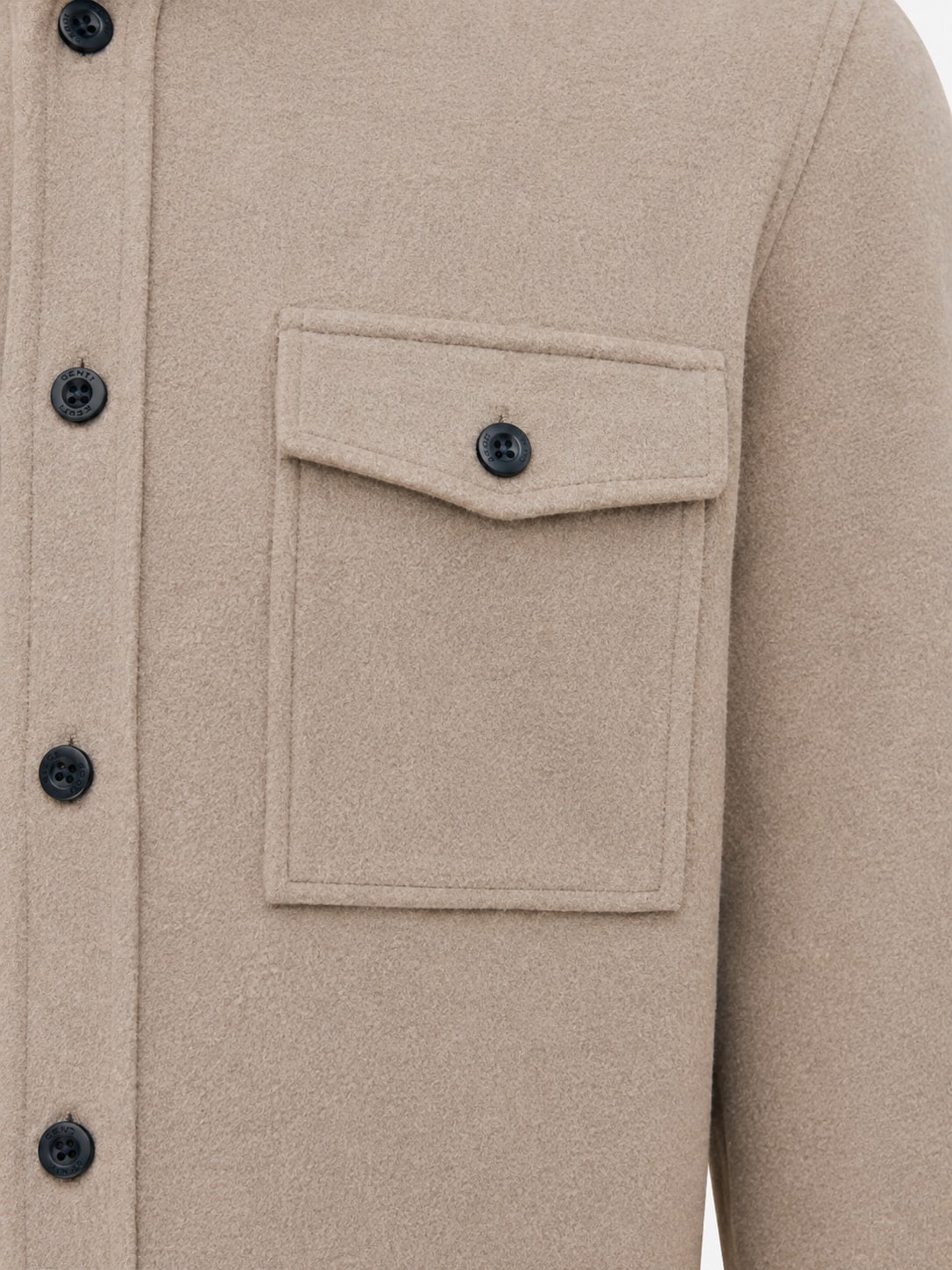 GENTI - Overshirt Midtown soft taupe (43253) GENTI - Overshirt Midtown soft taupe (43253)
