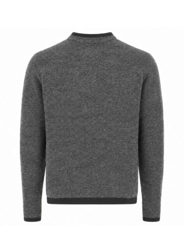 STONE ISLAND - PULL EN MAILLE STELLINA À COL ROND GRIS (43405) STONE ISLAND - PULL EN MAILLE STELLINA À COL ROND GRIS (43405)