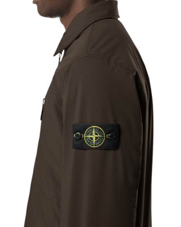STONE ISLAND - Veste coach matelassée vert sauge (43270)