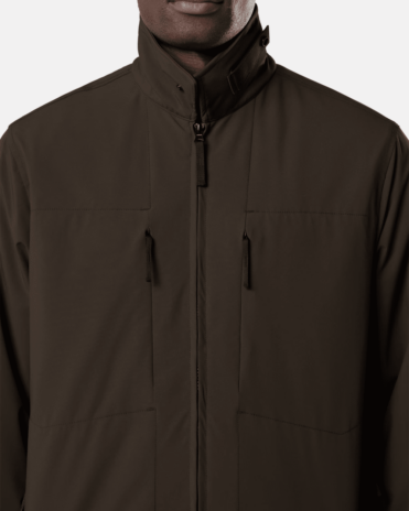 STONE ISLAND - Veste coach matelassée vert sauge (43270)