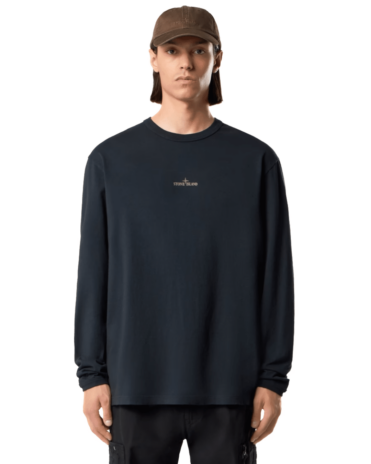 STONE ISLAND - LONGSLEEVE SHIRT NAVY (43418) STONE ISLAND - LONGSLEEVE SHIRT NAVY (43418)