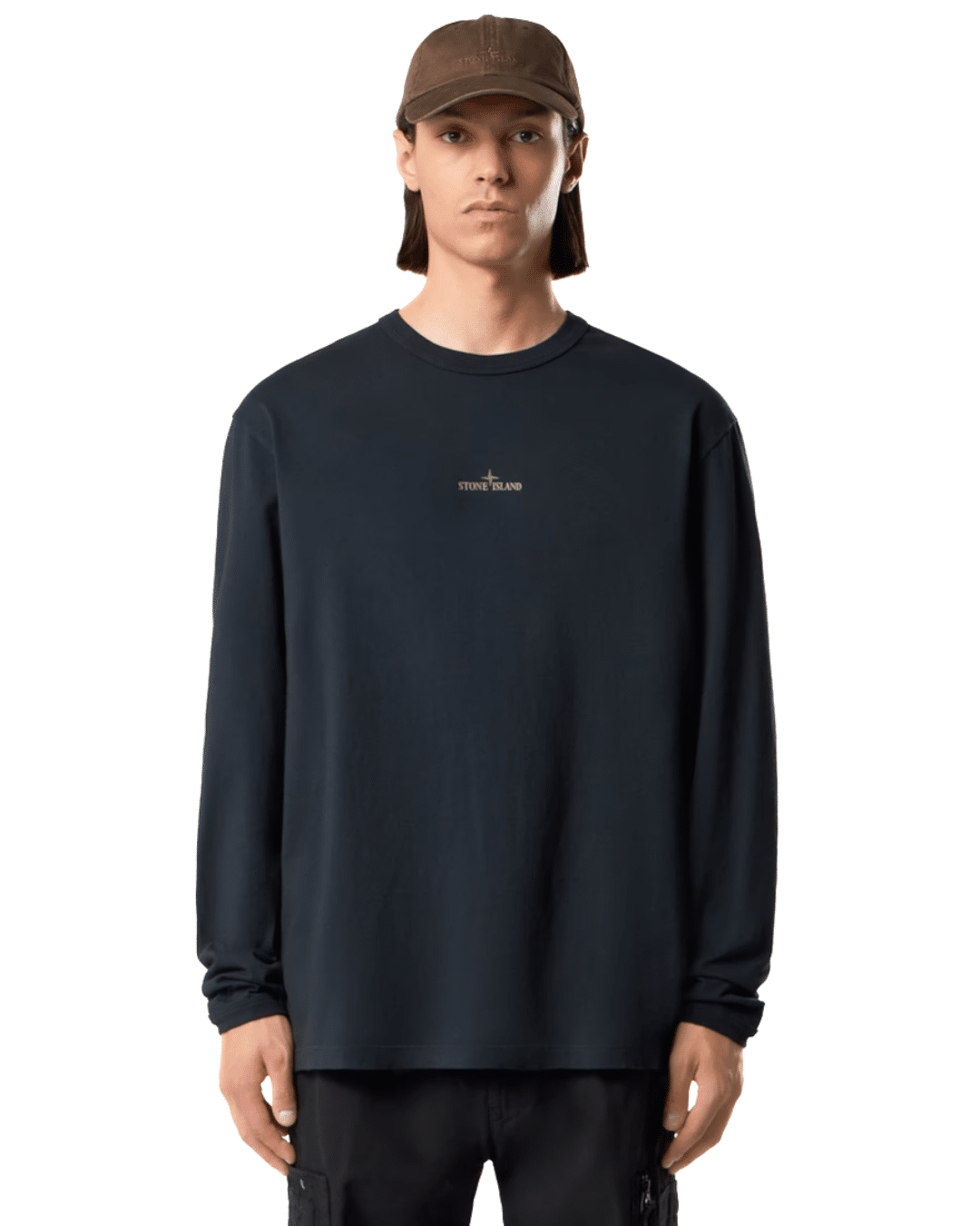 STONE ISLAND - LONGSLEEVE SHIRT NAVY (43418) STONE ISLAND - LONGSLEEVE SHIRT NAVY (43418)