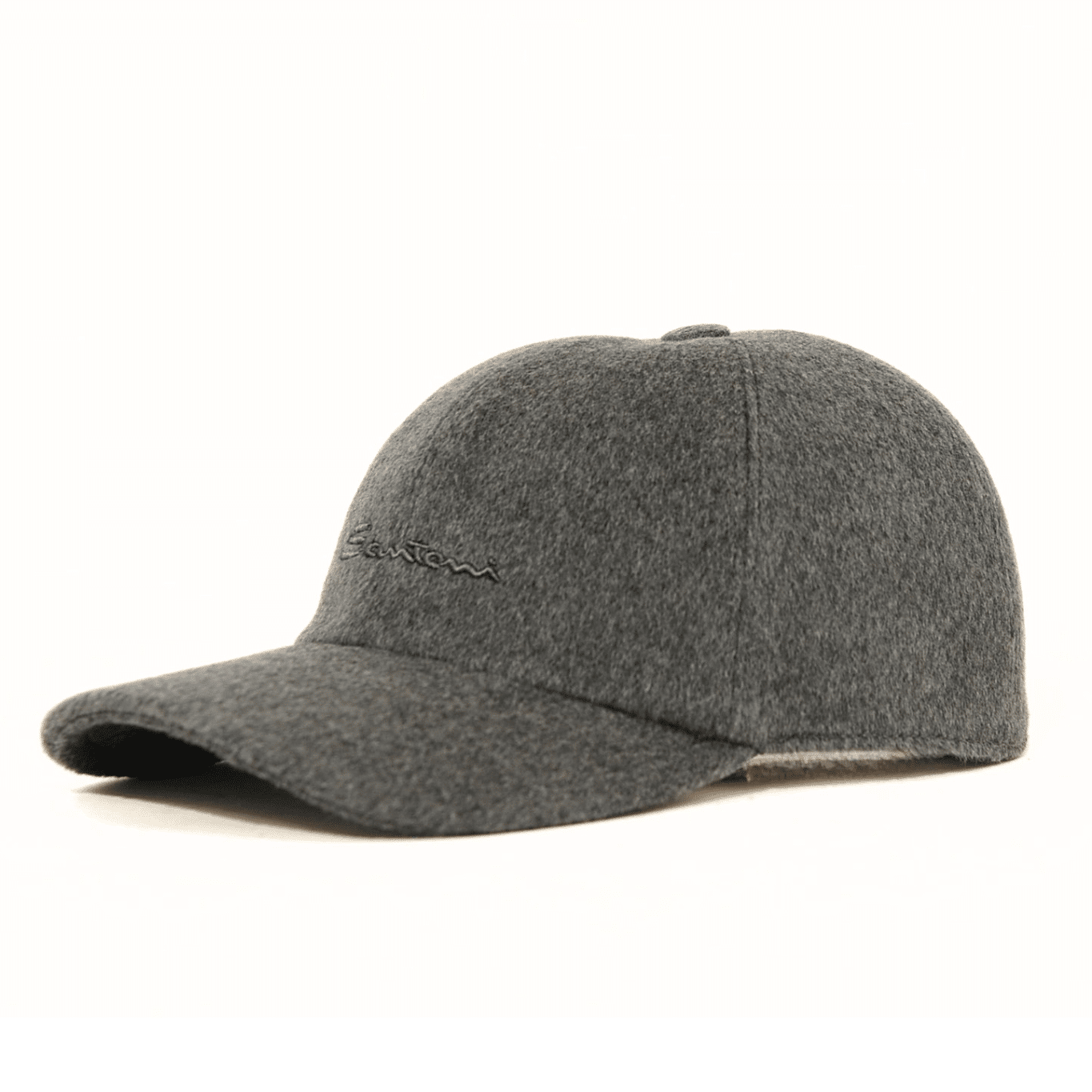 SANTONI - Cachemire casquette gris (43620) SANTONI - Cachemire casquette gris (43620)