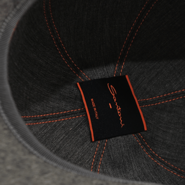SANTONI - Cachemire casquette gris (43620) SANTONI - Cachemire casquette gris (43620)
