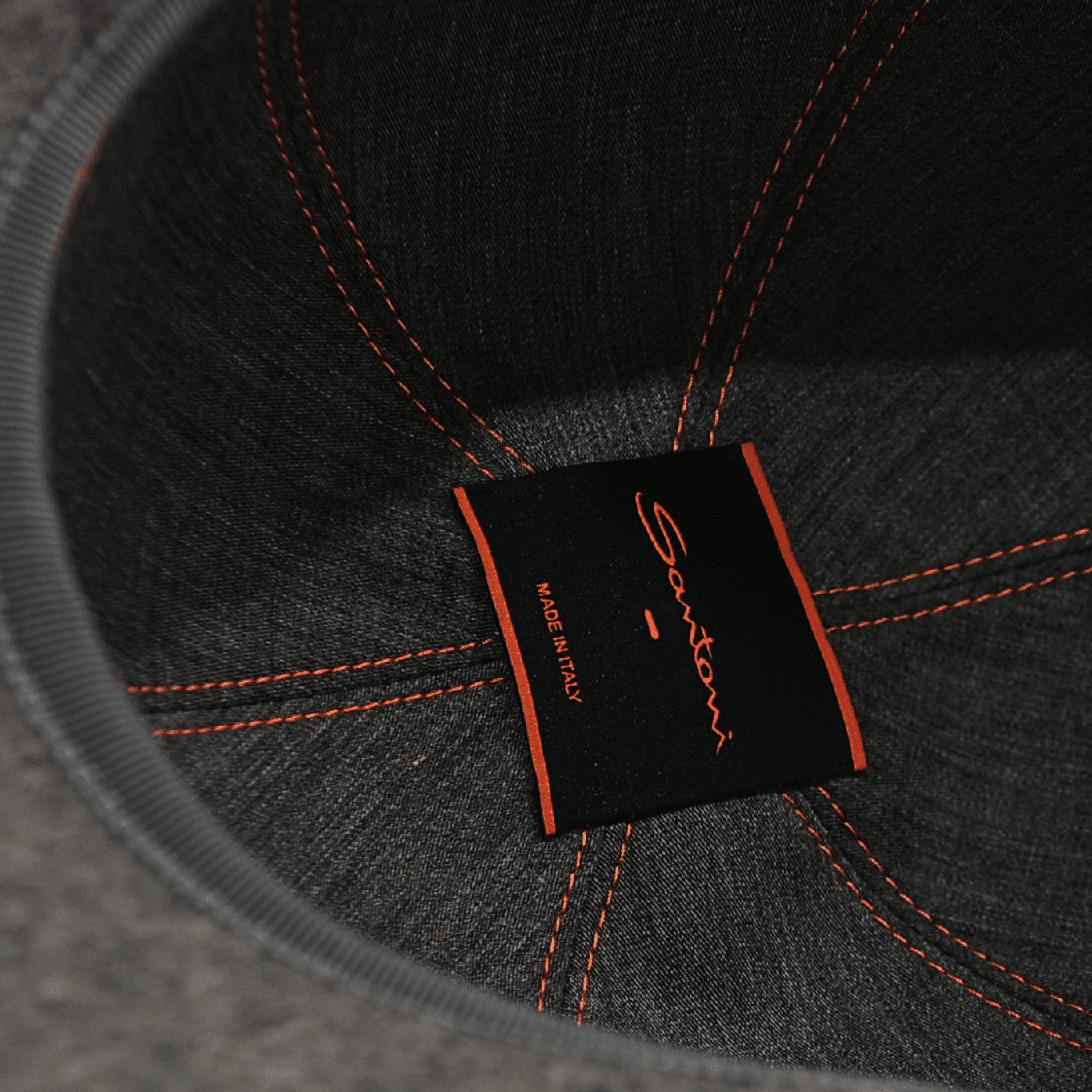 SANTONI - Cachemire casquette gris (43620) SANTONI - Cachemire casquette gris (43620)