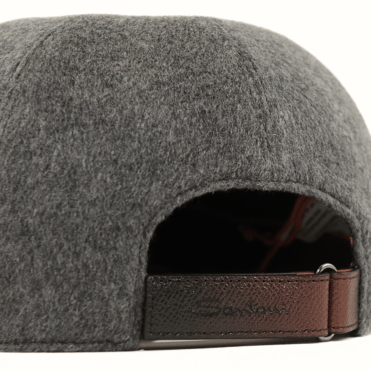 SANTONI - Cachemire casquette gris (43620) SANTONI - Cachemire casquette gris (43620)