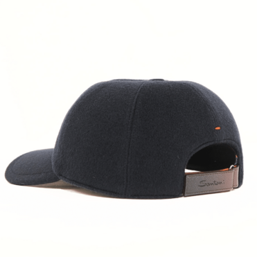 SANTONI - Cashmere cap dark blue (43621) SANTONI - Cashmere cap dark blue (43621)