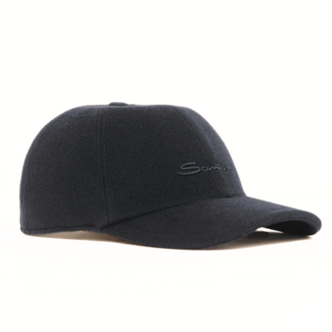 SANTONI - Cashmere cap dark blue (43621) SANTONI - Cashmere cap dark blue (43621)