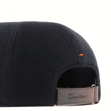 SANTONI - Cashmere cap dark blue (43621) SANTONI - Cashmere cap dark blue (43621)