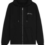 FLÂNEUR - Signature Zip-Up Hoodie zwart (42423)