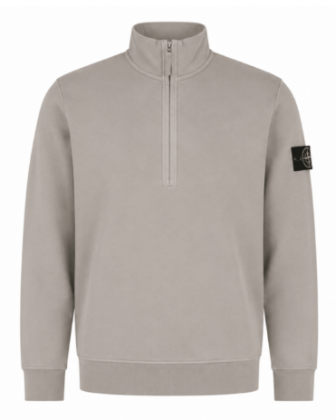STONE ISLAND HALF ZIP SWEATER GRIJS (43372)