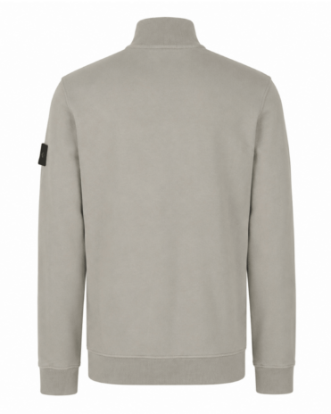 STONE ISLAND HALF ZIP SWEATER GRIJS (43372) STONE ISLAND HALF ZIP SWEATER GRIJS (43372)