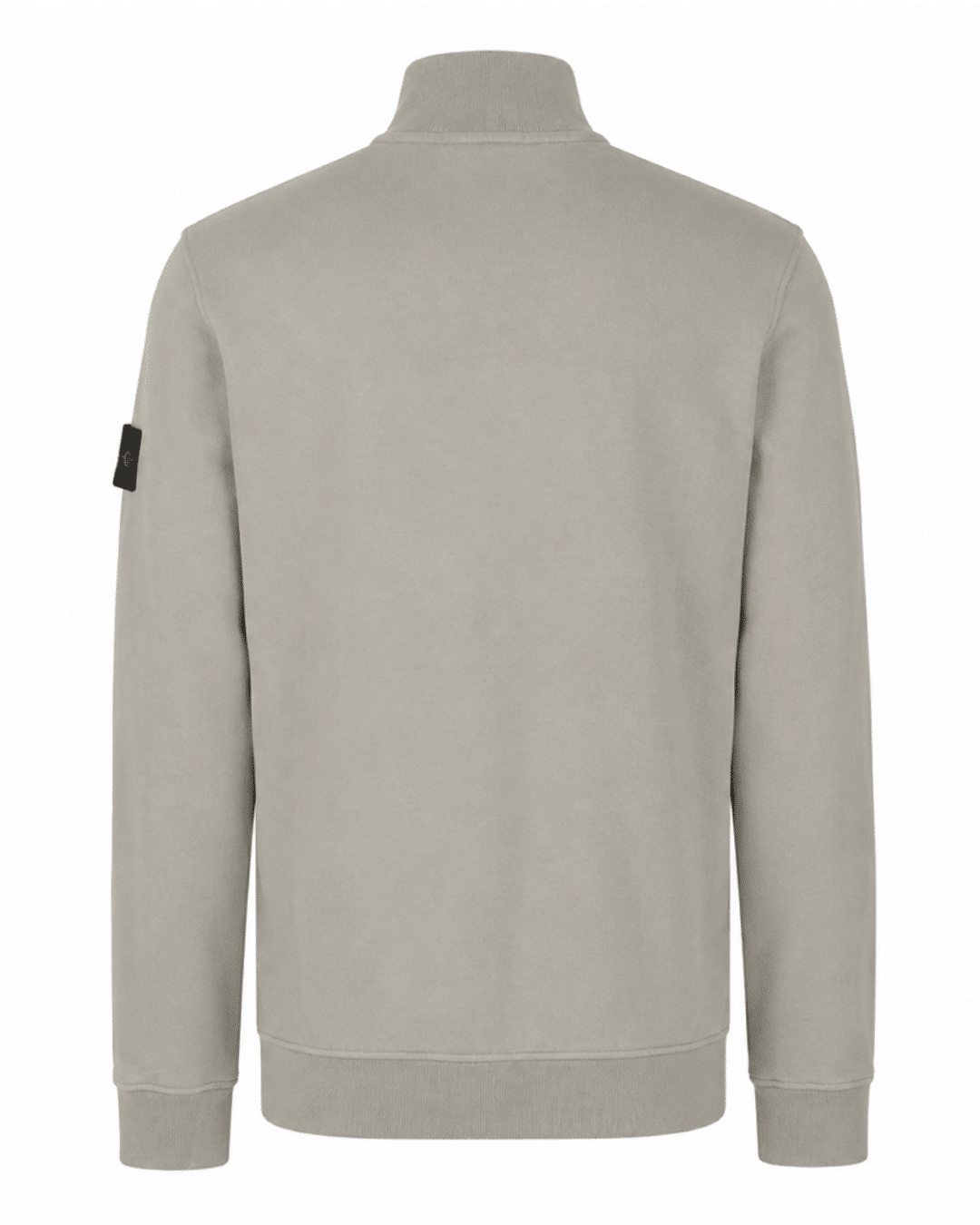 STONE ISLAND HALF ZIP SWEATER GRIJS (43372) STONE ISLAND HALF ZIP SWEATER GRIJS (43372)