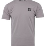 STONE ISLAND – T-shirt gris tourterelle (38722)