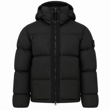STONE ISLAND - DOUDOUNE RÉSISTANTE AUX DÉCHIRURES NOIR (43365)