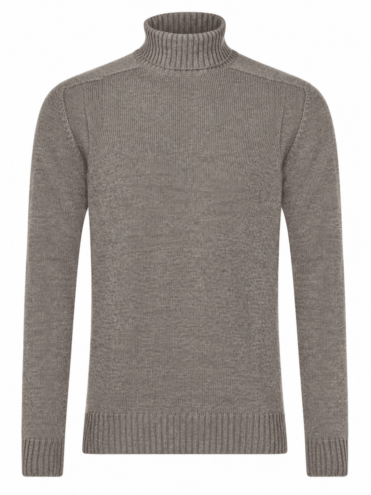 GRAN SASSO - Super Geelong Rollkragenpullover taupe (43453)