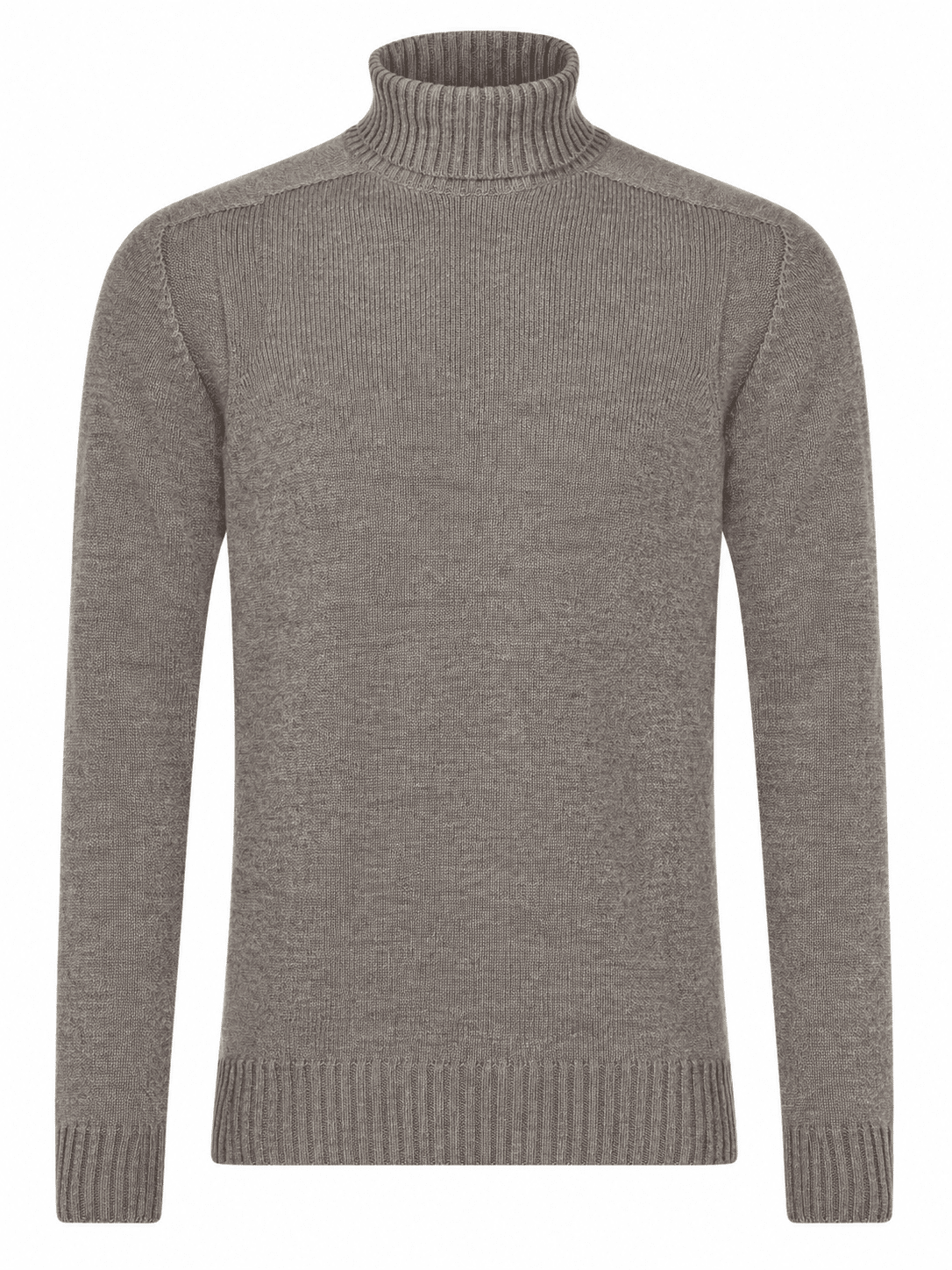GRAN SASSO - Pull col roulé Super Geelong taupe (43453) GRAN SASSO - Pull col roulé Super Geelong taupe (43453)