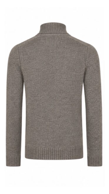 GRAN SASSO - Pull col roulé Super Geelong taupe (43453) GRAN SASSO - Pull col roulé Super Geelong taupe (43453)
